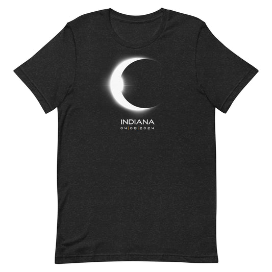 Indiana 2024 Eclipse Solar Souvenir April 8 Keepsake Unisex T-Shirt