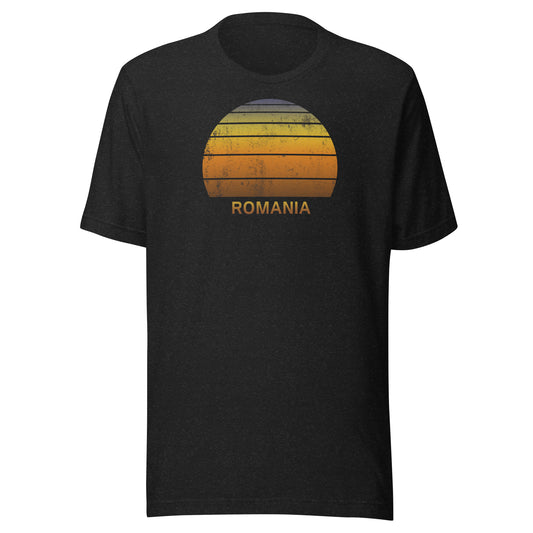 Retro Romania Vacation Souvenir Unisex T-Shirt