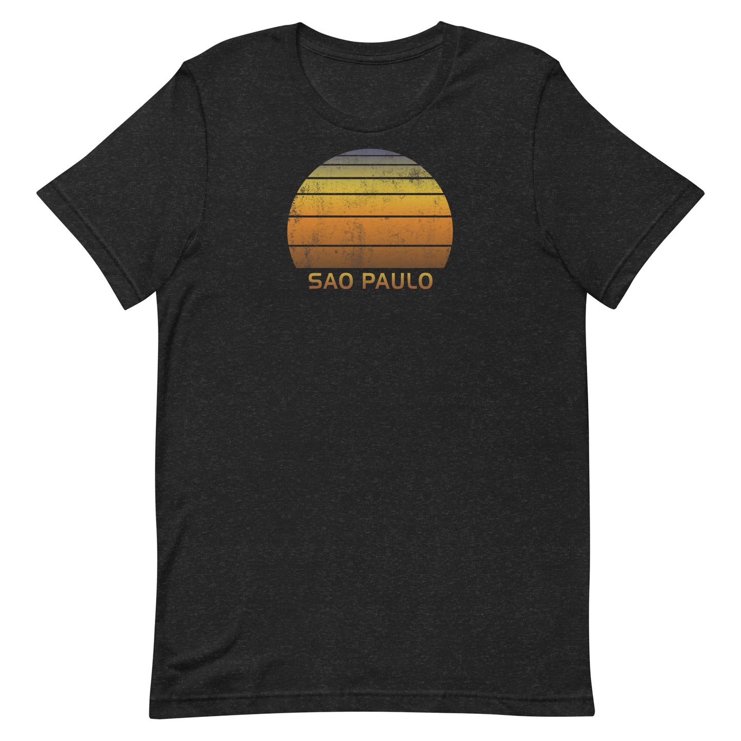 Retro Sao Paulo Brazil Vintage Sunset Vacation Souvenir Unisex T-Shirt