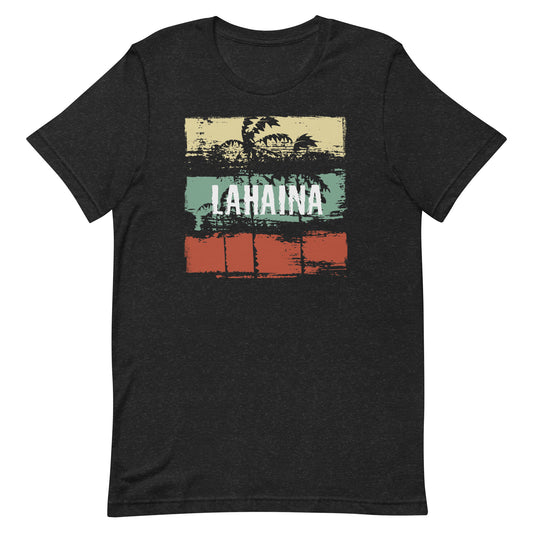 Lahaina Maui Hawaii Artistic Vacation Souvenir Abstract Unisex T-Shirt