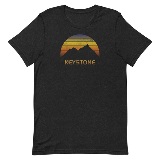 Vintage Keystone Ski Snowboard Skier Fan Gift Retro Unisex T-Shirt