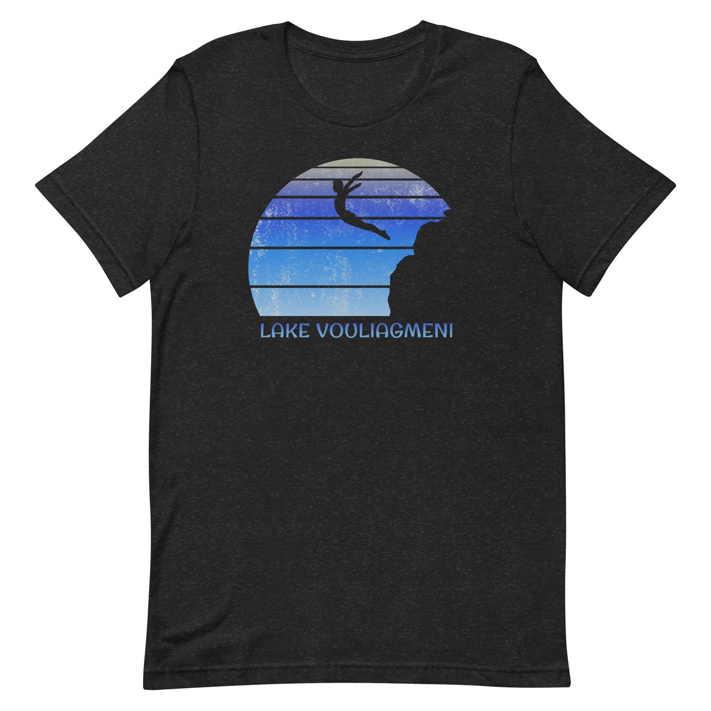 Lake Vouliagmeni Greece Cliff Diving Fan Unisex T-Shirt