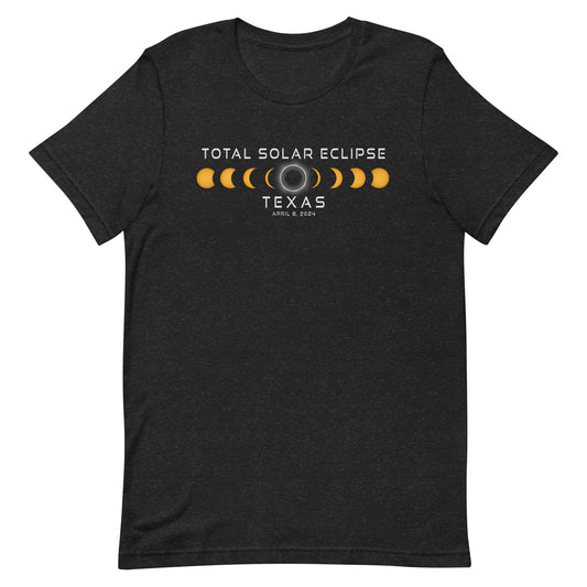 Texas Solar Eclipse 2024 April 8 Souvenir Unisex T-Shirt