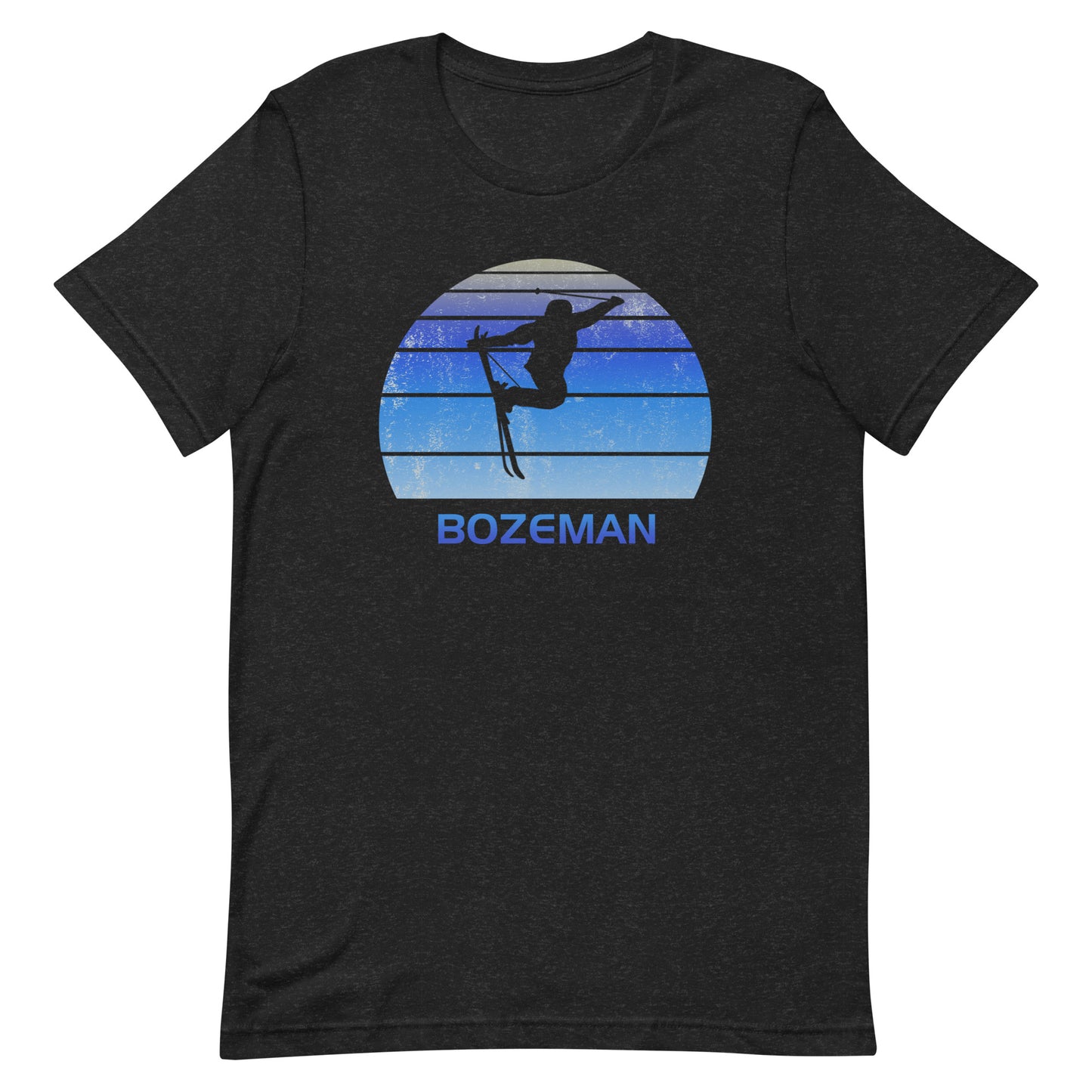 Retro Bozeman Montana Ski Fan Skier Gift Skiing Vintage Cool Unisex T-Shirt