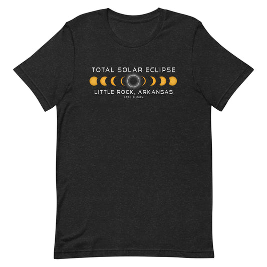 Little Rock Arkansas Solar Eclipse 2024 April 8 Souvenir Unisex T-Shirt