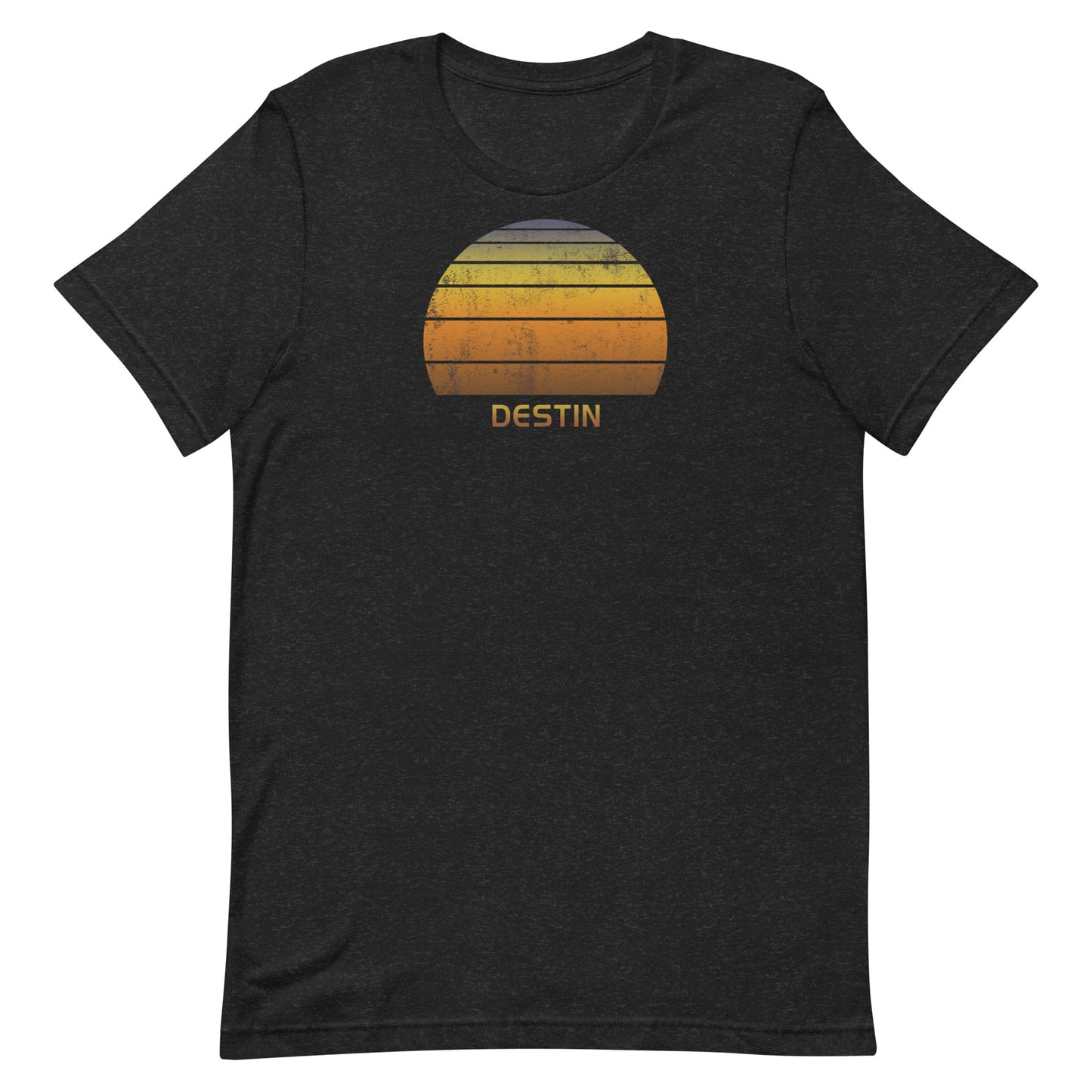 Retro Destin Florida Vintage Sunset Vacation Souvenir Unisex T-Shirt