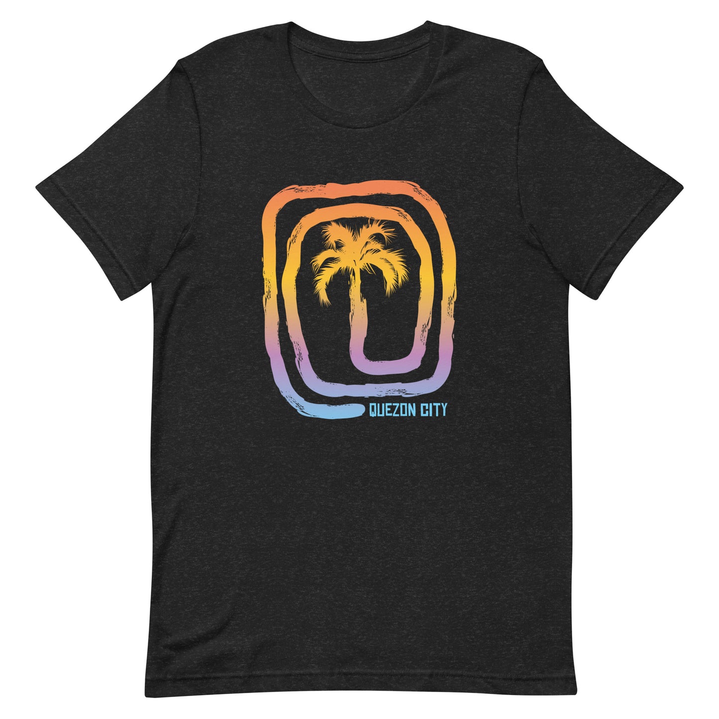 Cool Quezon City Philippines Palm Tree Souvenir Vacation Unisex T-Shirt