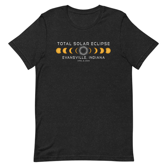 Evansville Indiana Solar Eclipse 2024 April 8 Souvenir Unisex T-Shirt