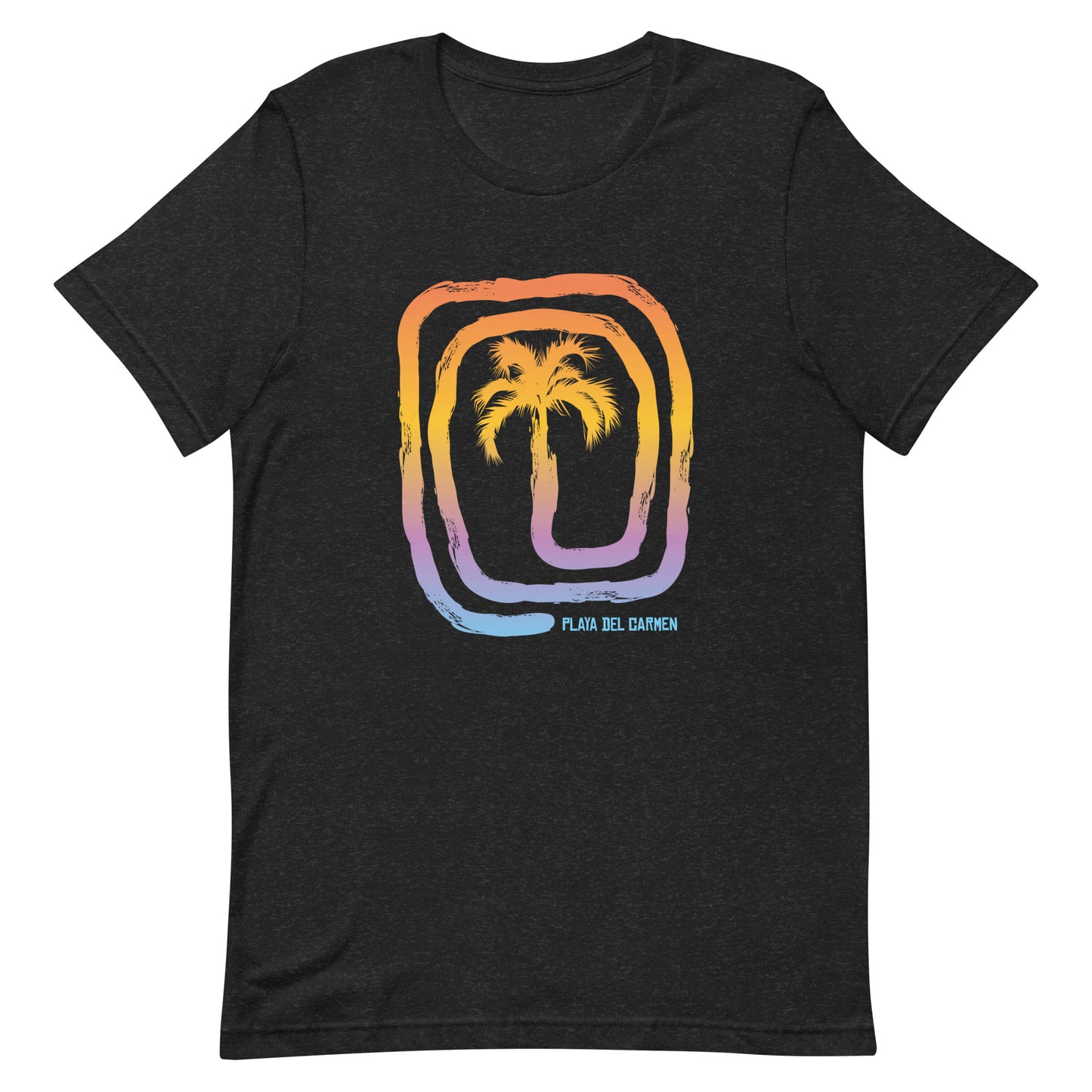 Cool Playa Del Carmen Mexico Beach Palm Tree Vacation Souvenir Unisex T-Shirt