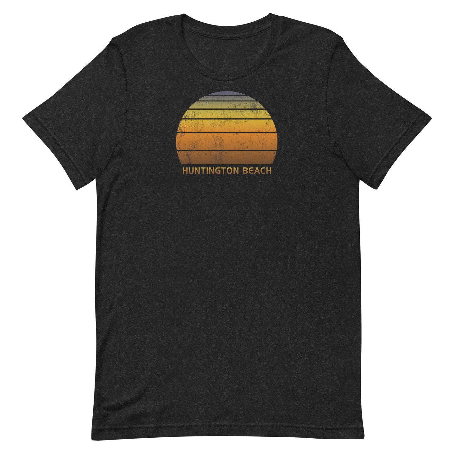 Retro Huntington Beach California Vintage Sunset Vacation Souvenir Unisex T-Shirt