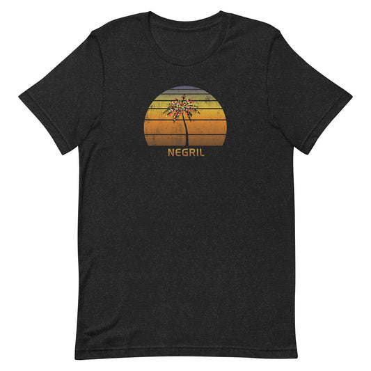 Retro Negril Jamaica Christmas Family Vacation Souvenir Sunset Unisex T-Shirt