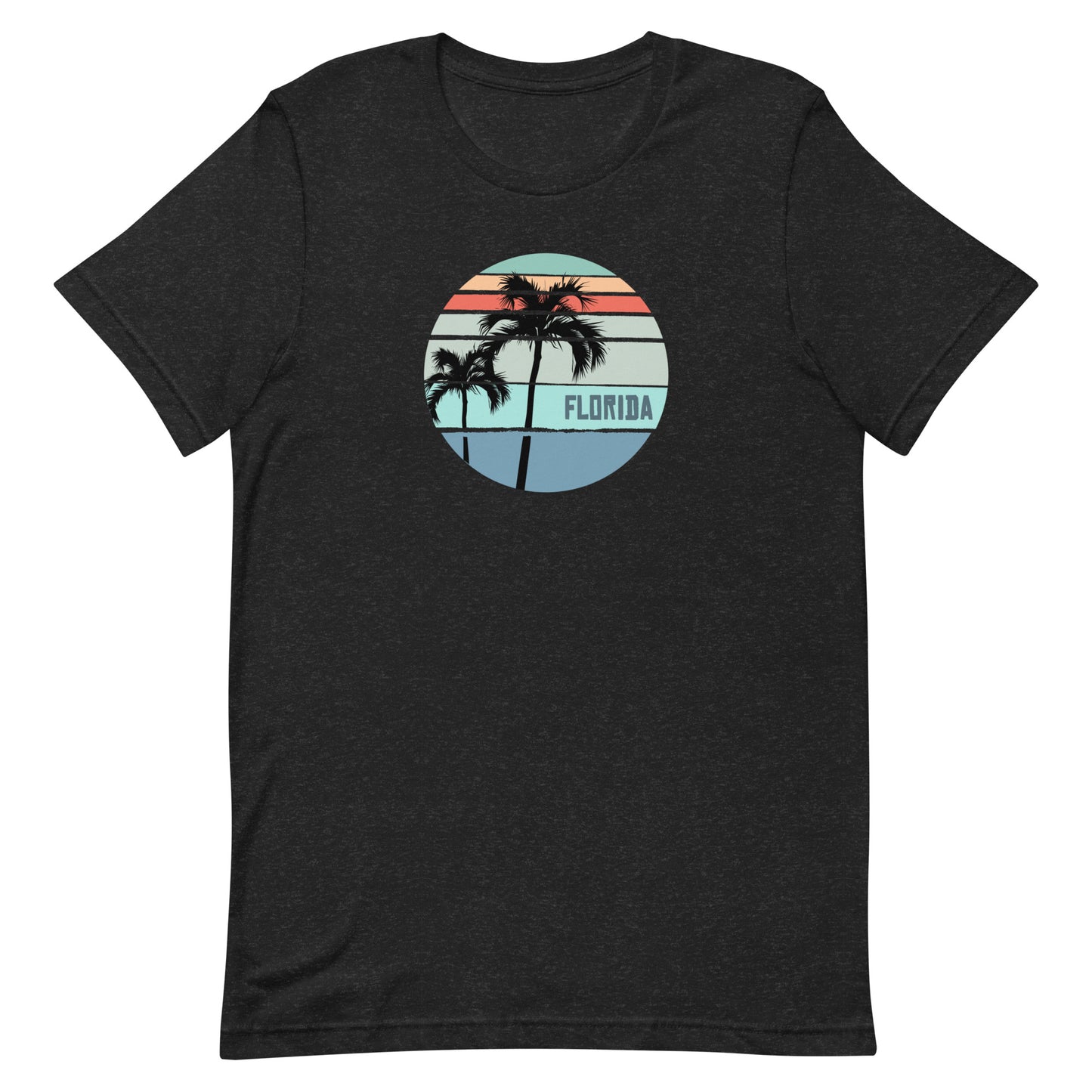 Cool Florida Palm Tree Vacation Souvenir Artistic Unisex T-Shirt