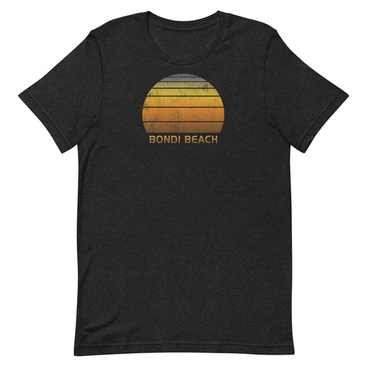 Retro Bondi Beach Australia Vintage Sunset Vacation Souvenir Youth Jersey T-Shirt