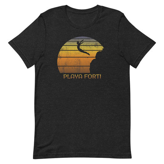 Cool Playa Forti Curacao Cliff Diving Fan Unisex T-Shirt