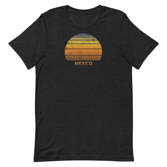 Retro Mexico Vintage Sunset Vacation Souvenir Gift Unisex T-Shirt