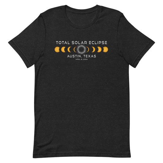 Austin Texas Solar Eclipse 2024 April 8 Souvenir Unisex T-Shirt