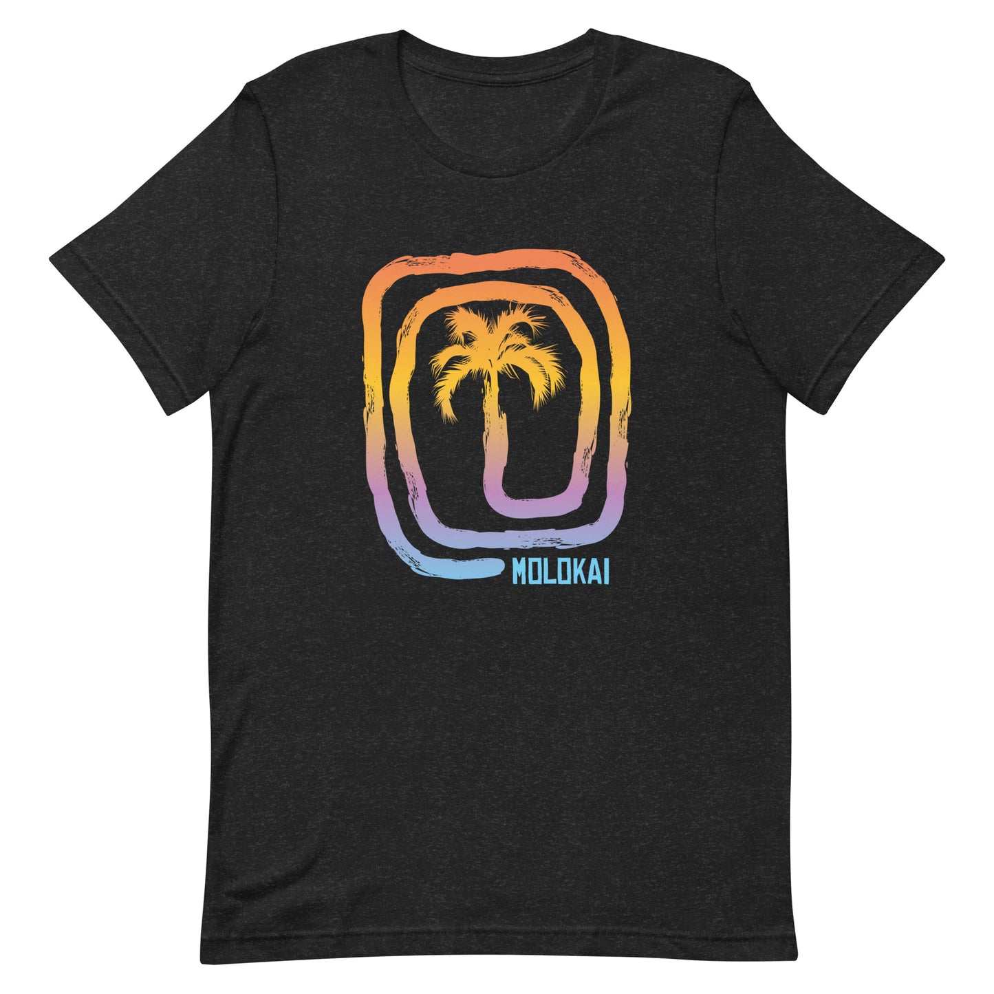 Cool Molokai Hawaii Beach Palm Tree Vacation Souvenir Unisex T-Shirt