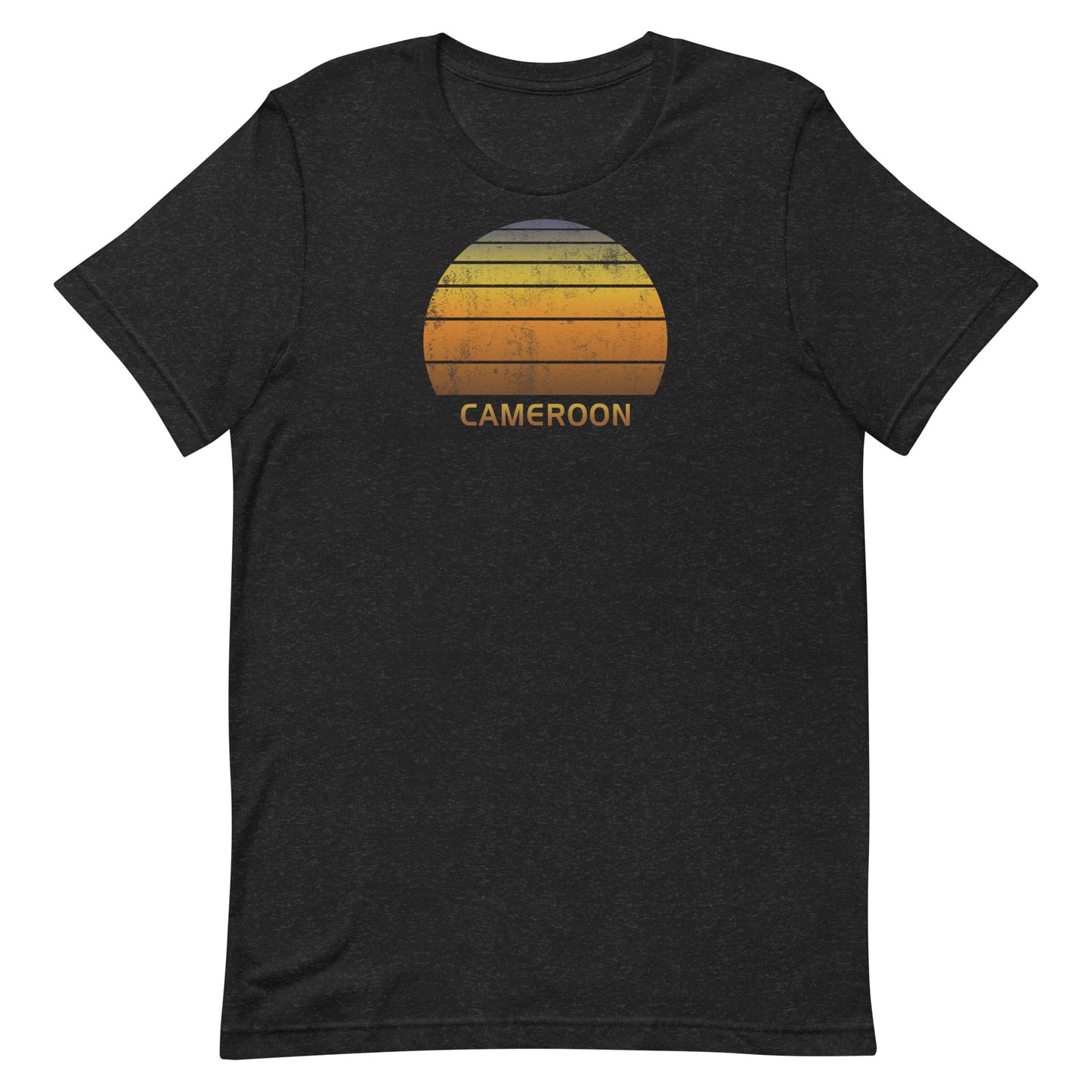 Retro Cameroon Africa Unisex T-Shirt Vintage Sunset Vacation Souvenir