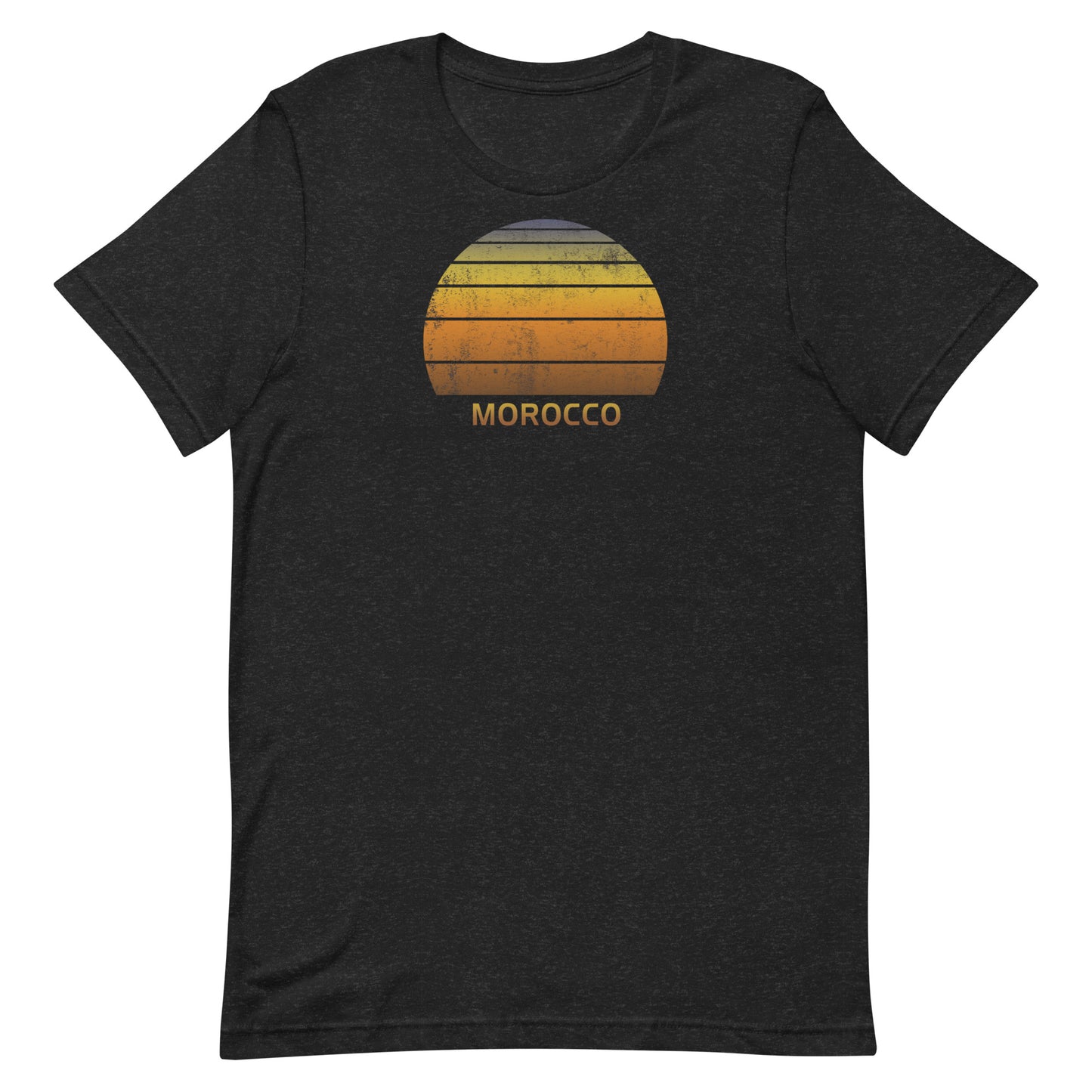 Retro Morocco Africa Unisex T-Shirt Vintage Sunset Vacation Souvenir