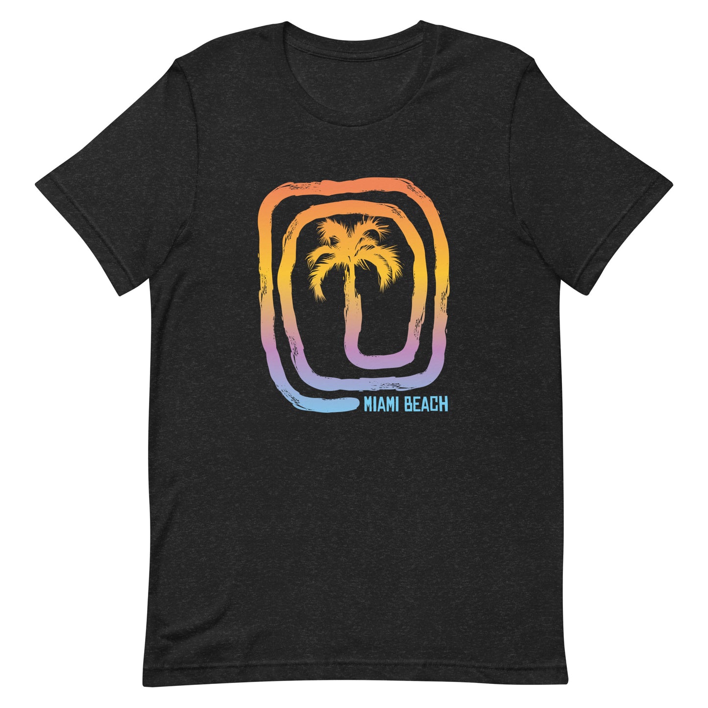 Cool Miami Beach Florida Palm Tree Souvenir Vacation Unisex T-Shirt