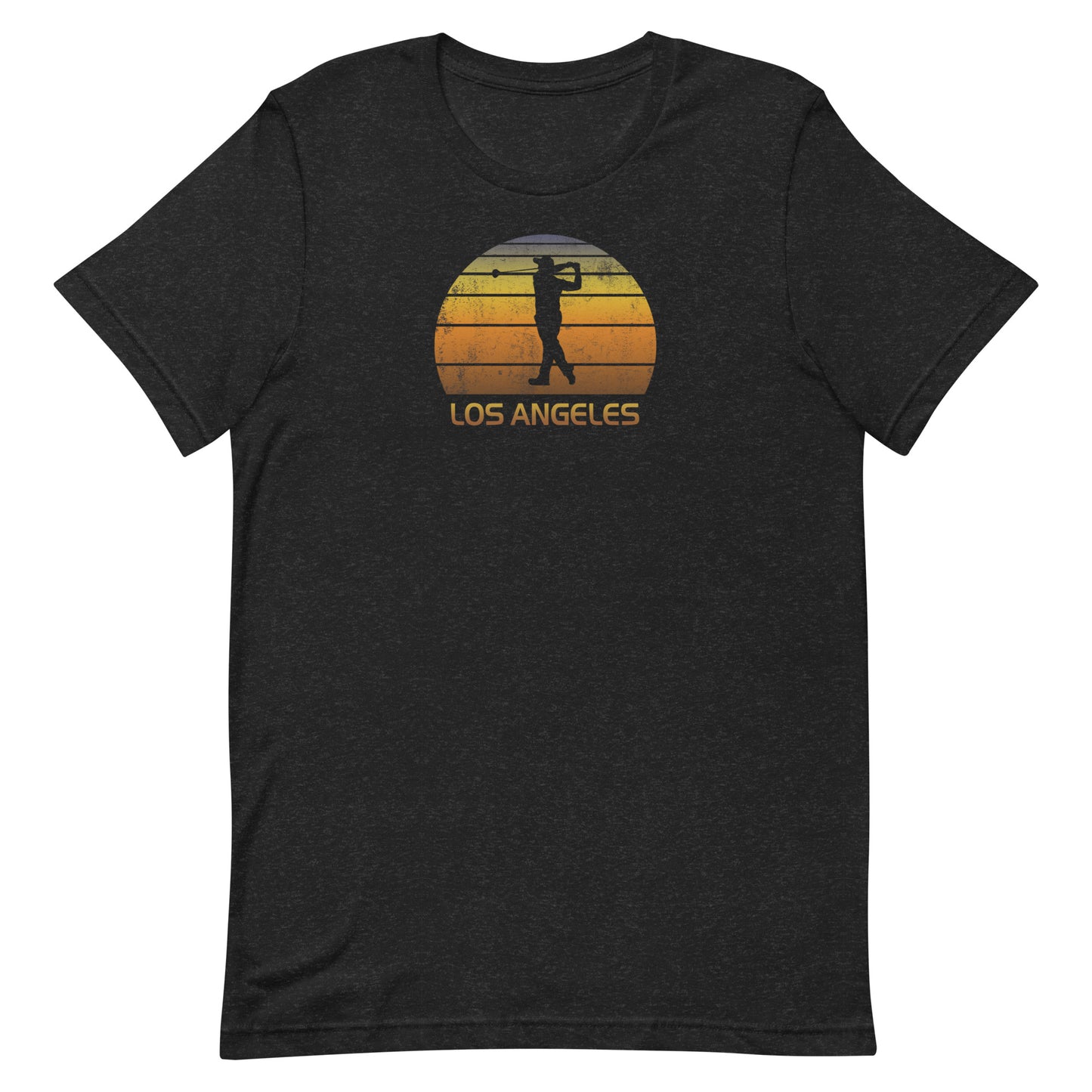 Cool Los Angeles California Golf Unisex T-Shirt Vintage Sunset Golfer Retro Golfing