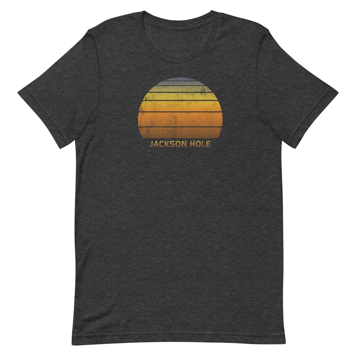 Retro Jackson Hole Wyoming Vintage Sunset Vacation Souvenir Ski Unisex T-Shirt