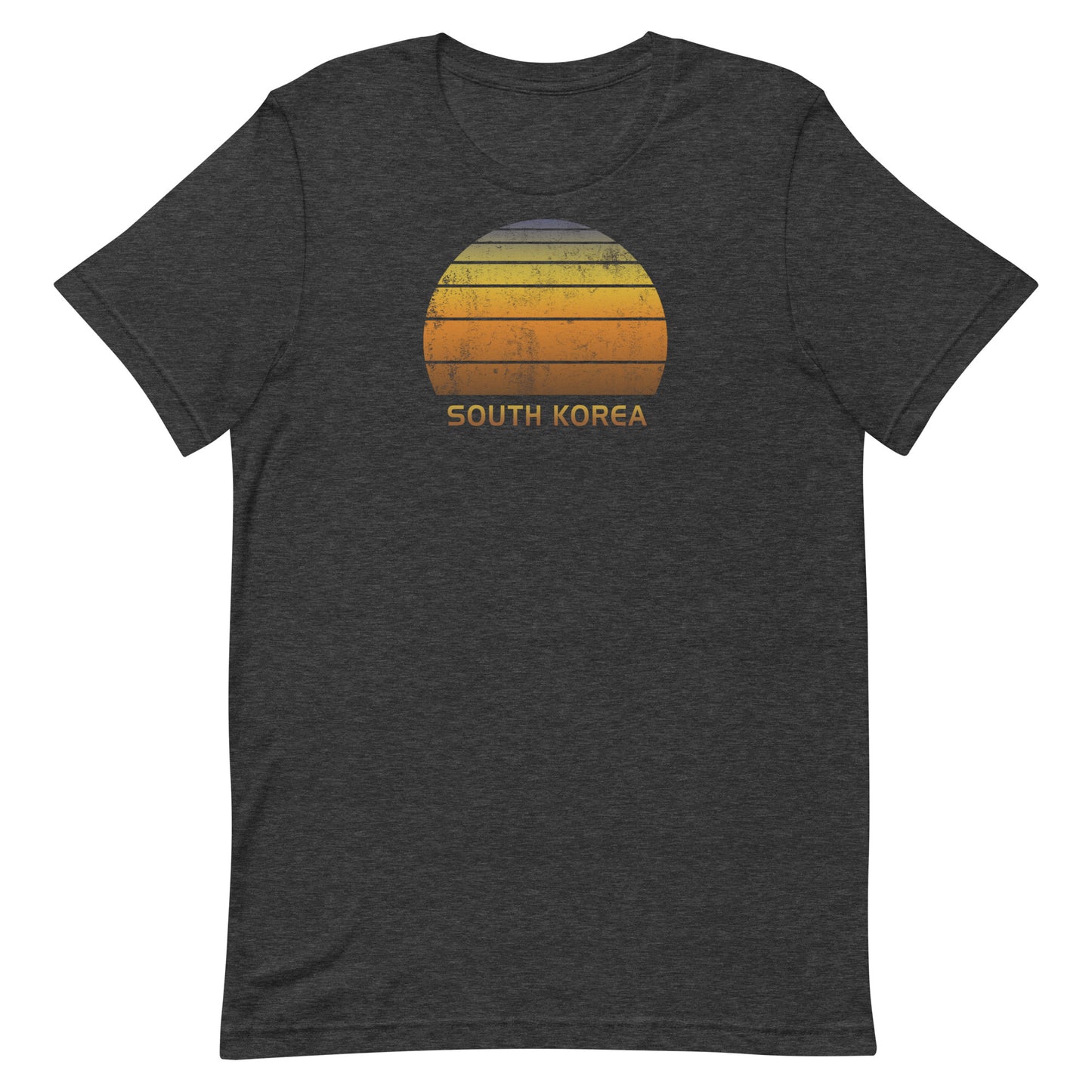 Retro South Korea Vintage Sunset Vacation Souvenir Unisex T-Shirt