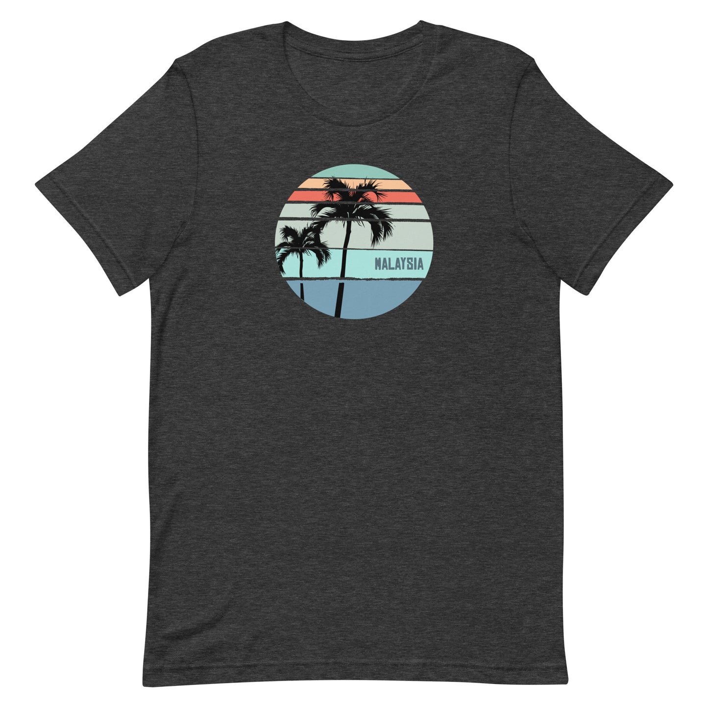 Cool Malaysia Palm Tree Vacation Souvenir Artistic Unisex T-Shirt