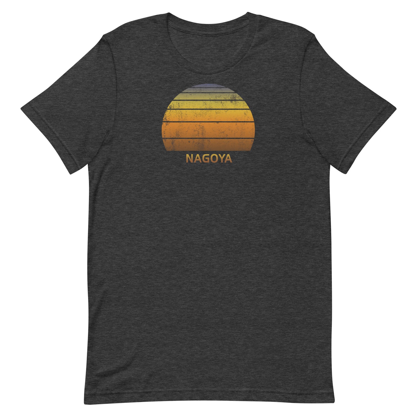 Retro Nagoya Japan Vintage Sunset Vacation Souvenir Unisex T-Shirt