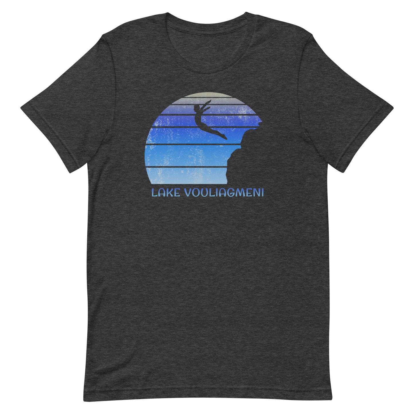 Lake Vouliagmeni Greece Cliff Diving Fan Unisex T-Shirt