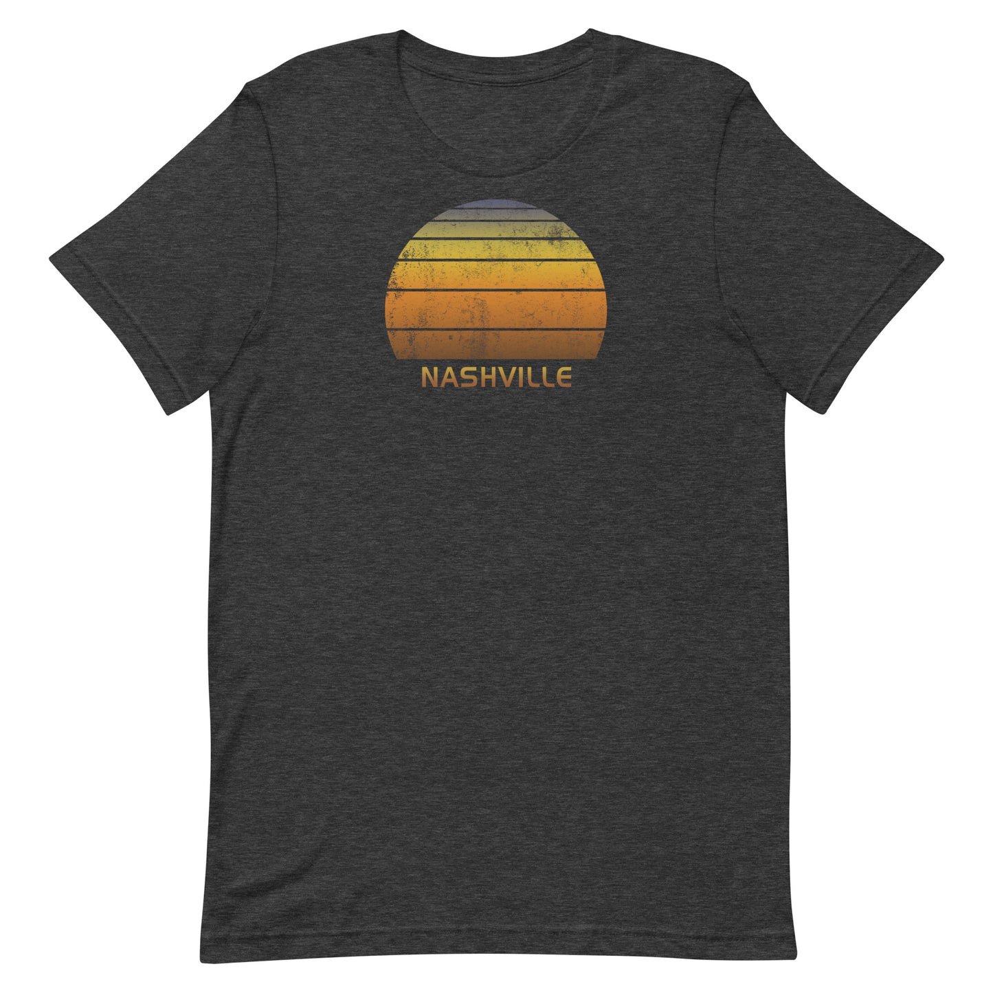 Retro Nashville Tennessee Vintage Sunset Vacation Souvenir Unisex T-Shirt