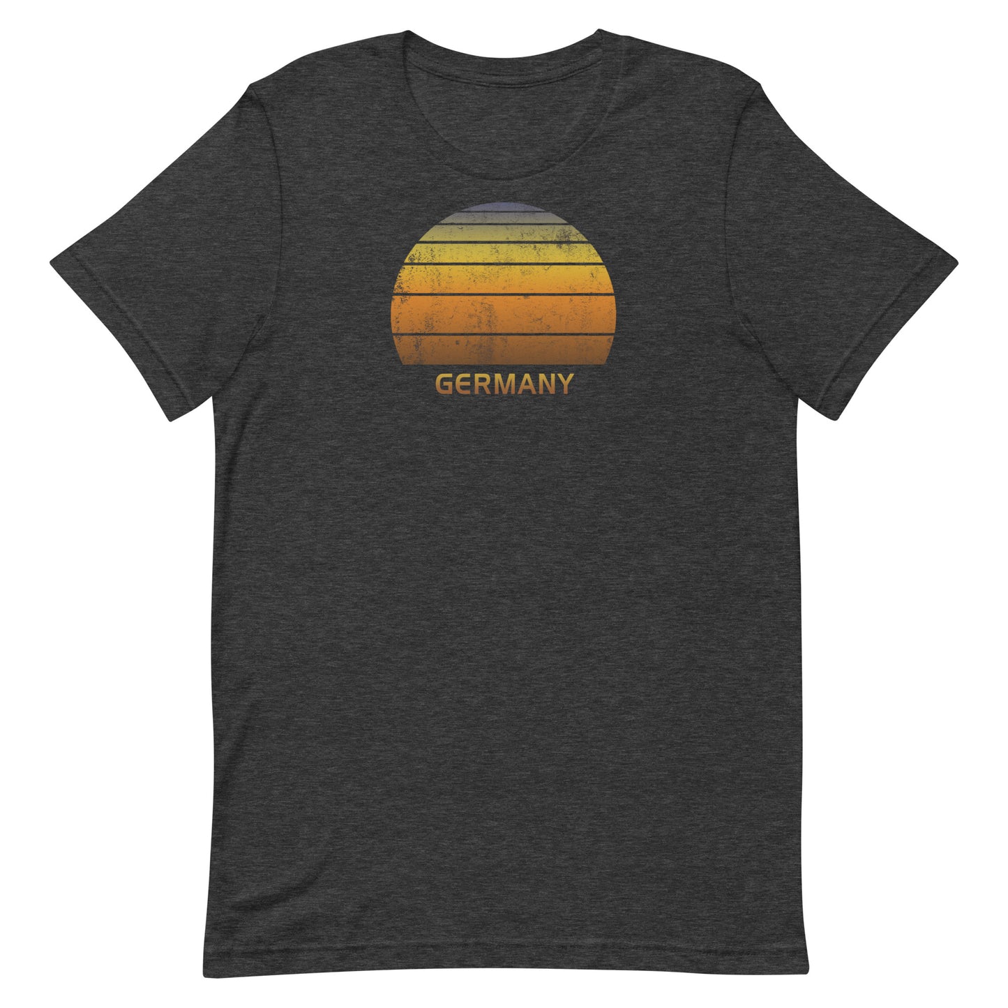 Retro Germany Vintage Sunset Vacation Souvenir Unisex T-Shirt