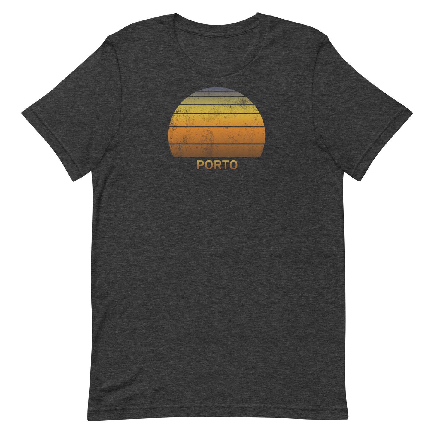 Retro Porto Portugal Unisex T-Shirt Vintage Sunset Vacation Souvenir