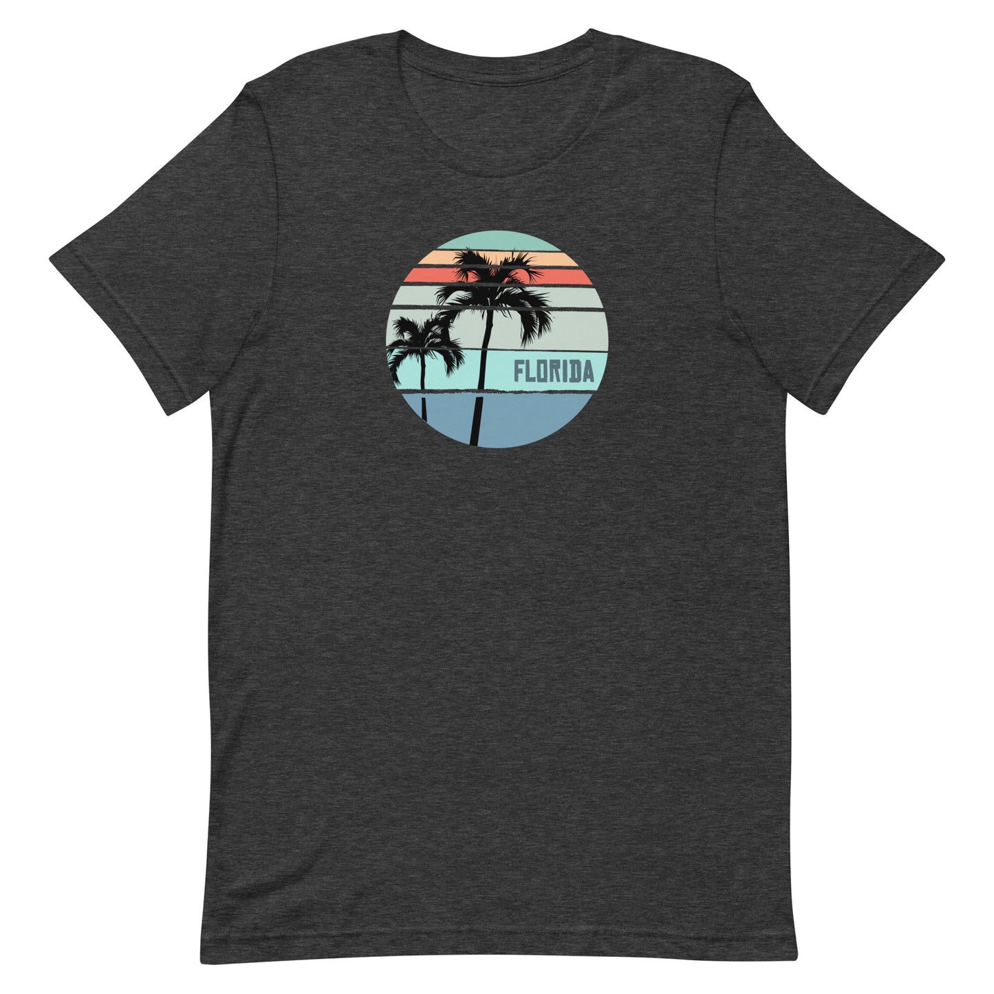 Cool Florida Palm Tree Vacation Souvenir Artistic Unisex T-Shirt