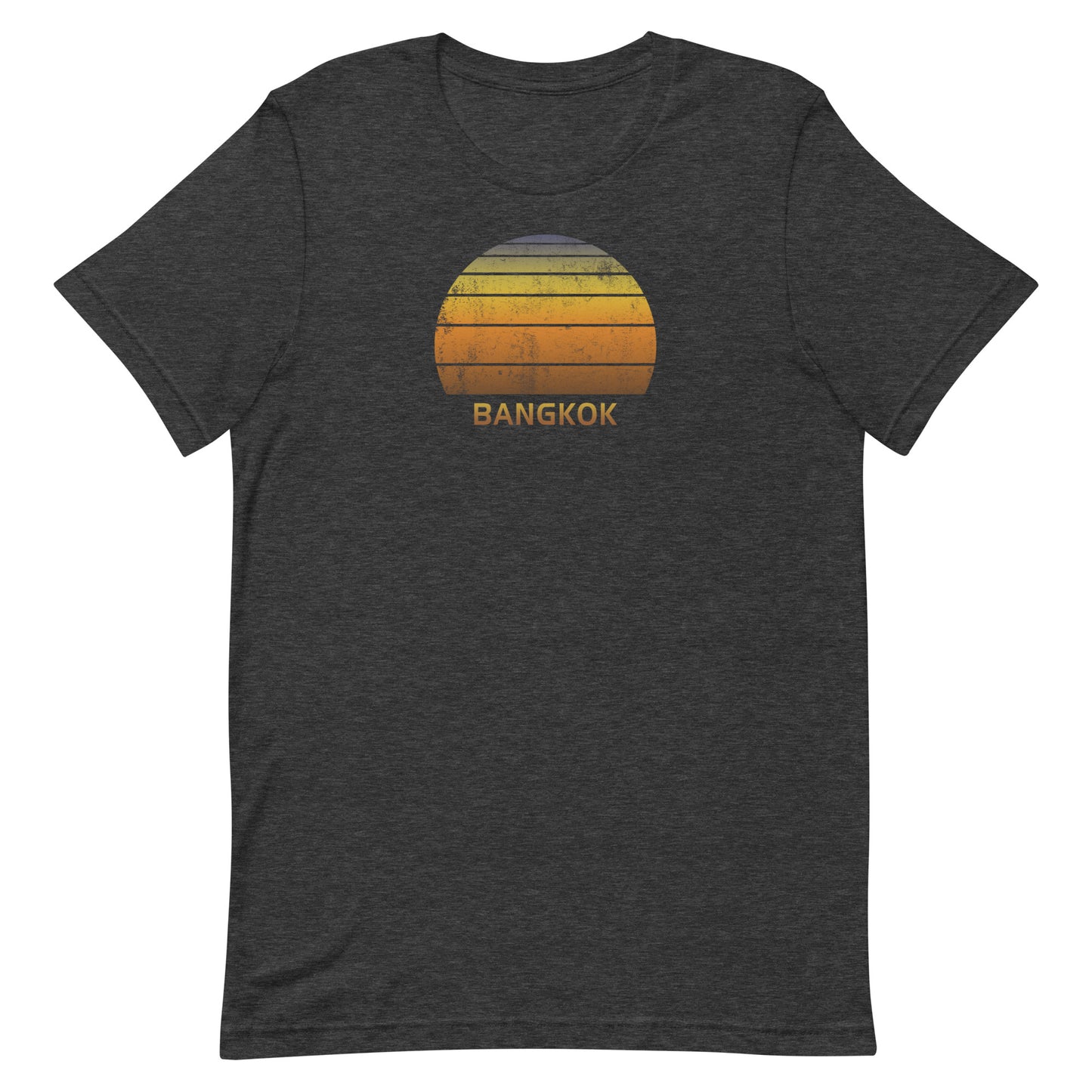 Retro Bangkok Thailand Vintage Sunset Vacation Souvenir Unisex T-Shirt