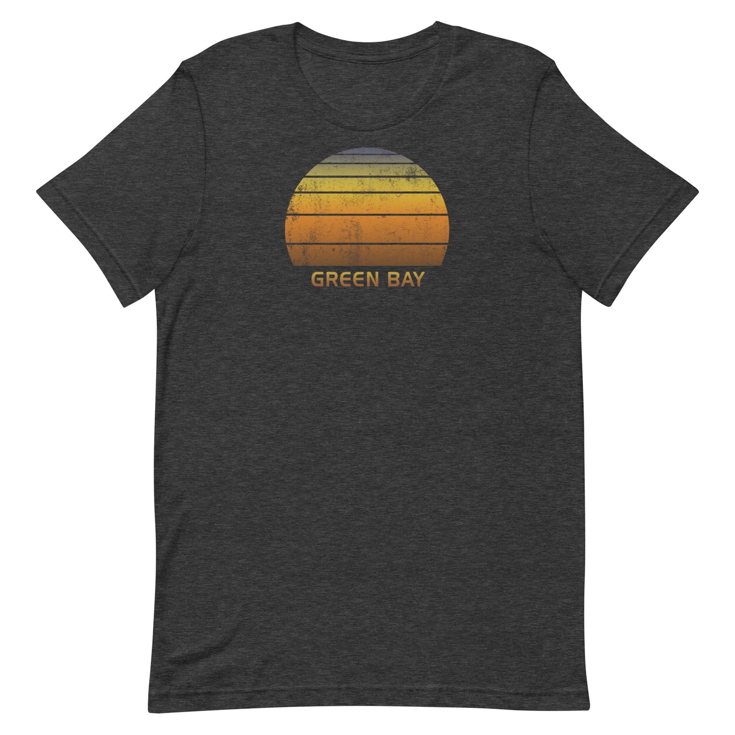 Retro Green Bay Wisconsin Vintage Sunset Vacation Souvenir Unisex T-Shirt