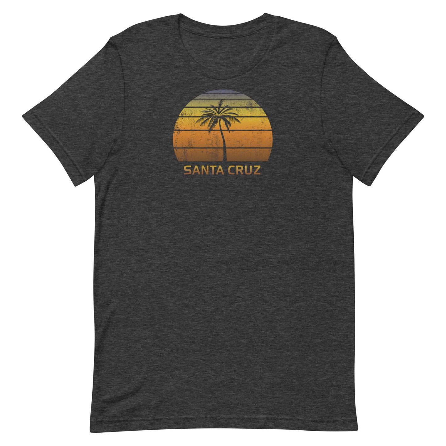 Retro Santa Cruz California Unisex T-Shirt Vintage Sunset Beach Vacation Souvenir