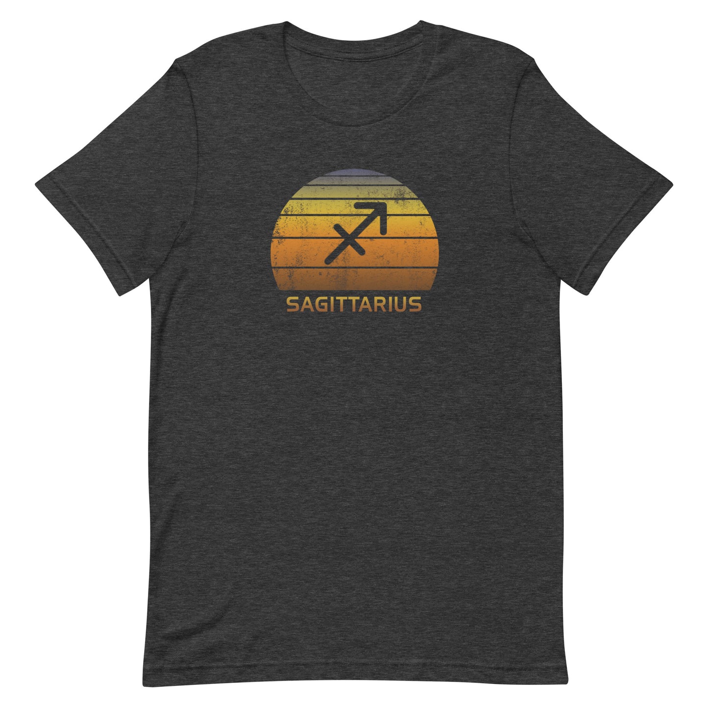 Sagittarius Zodiac Sign Birthday Gift Symbol Retro Unisex T-Shirt