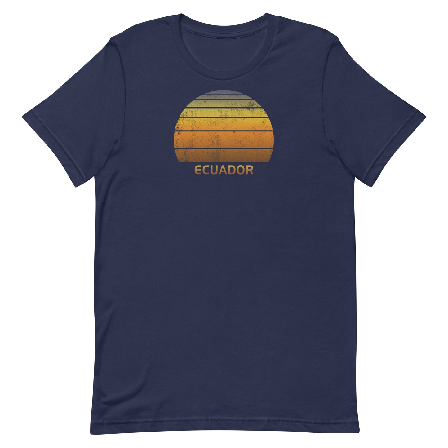 Retro Ecuador Vintage Sunset Vacation Souvenir Unisex T-Shirt