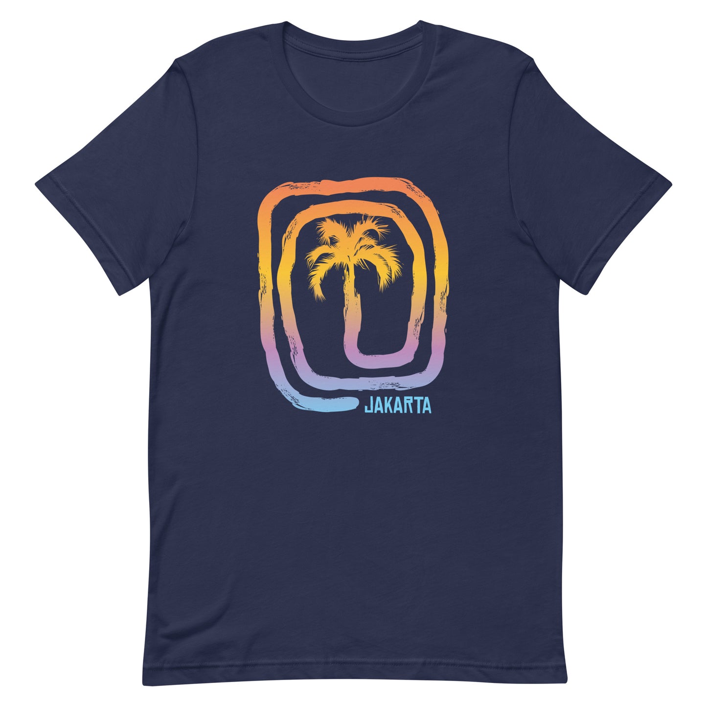 Cool Jakarta Indonesia Palm Tree Souvenir Vacation Unisex T-Shirt