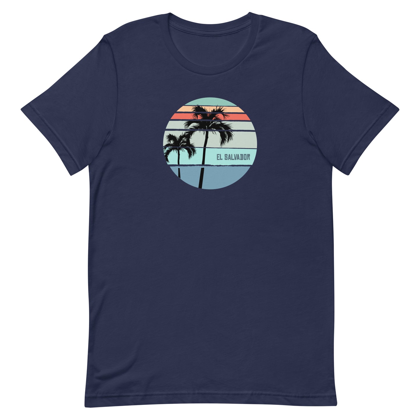 Cool El Salvador Palm Tree Vacation Souvenir Artistic Unisex T-Shirt