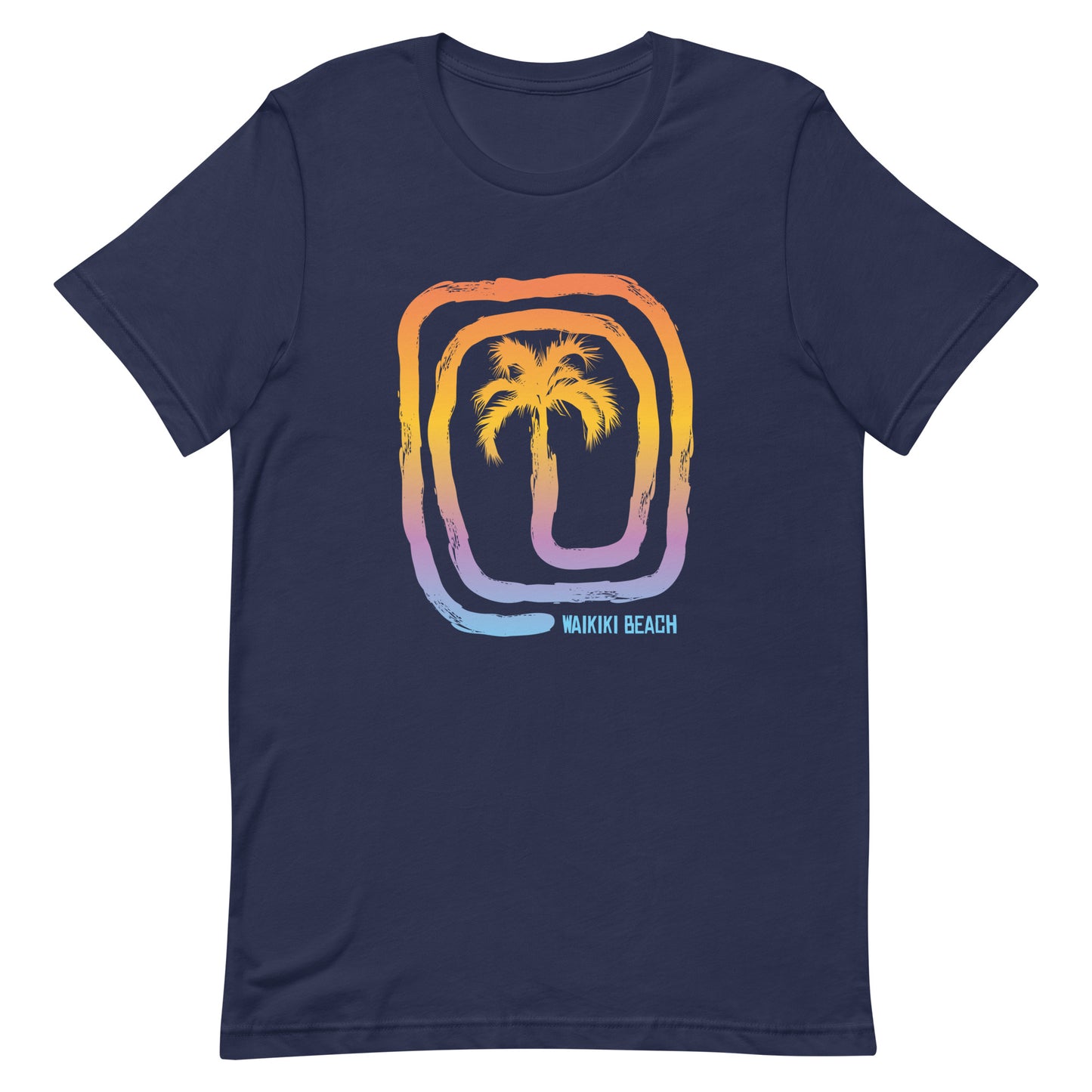 Waikiki Beach Oahu Hawaii Fan Vacation Souvenir Unisex T-Shirt