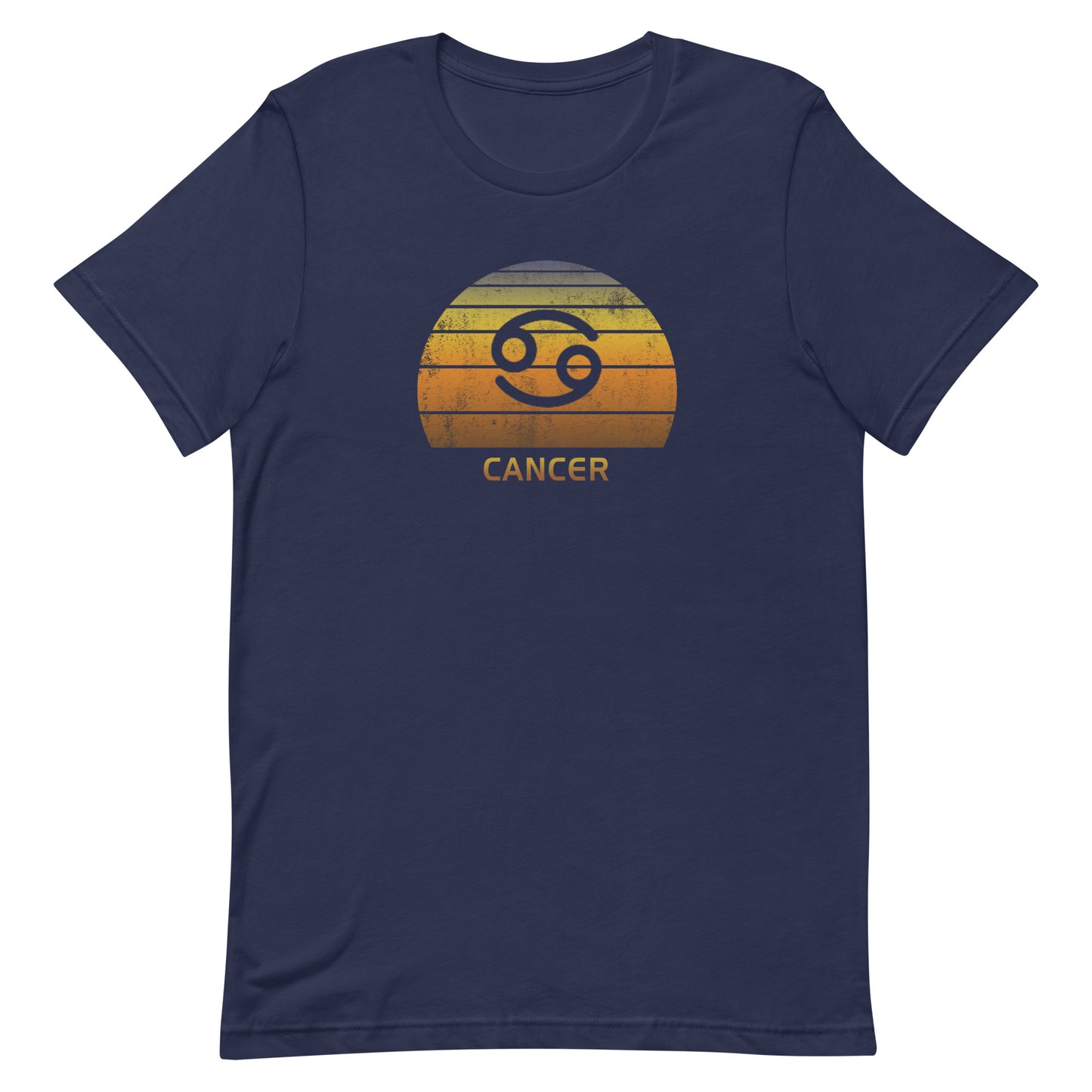 Cancer Zodiac Sign Symbol Astrology Retro Birthday Gift Present Unisex T-Shirt