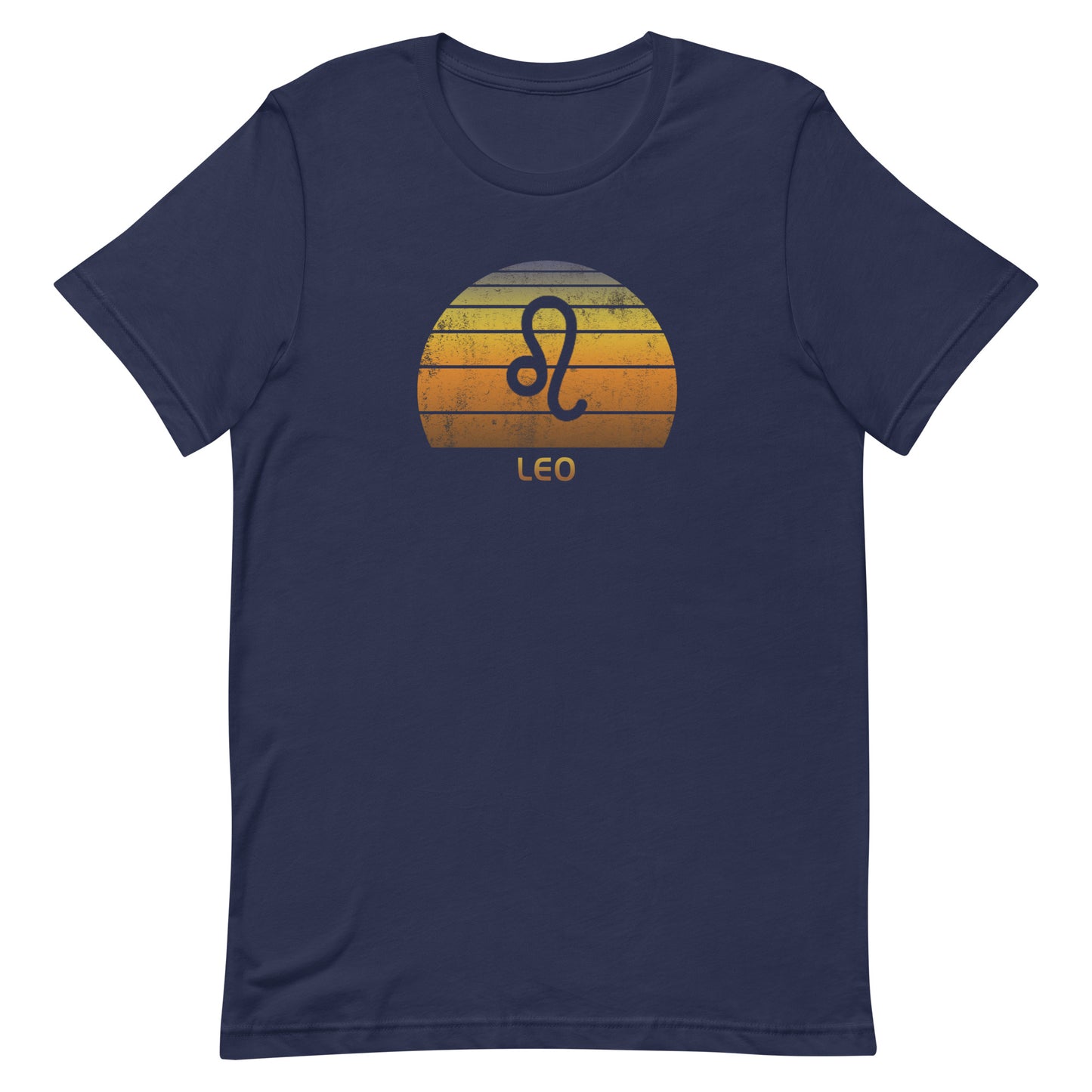 Leo Zodiac Sign Birthday Gift Symbol Retro Unisex T-Shirt