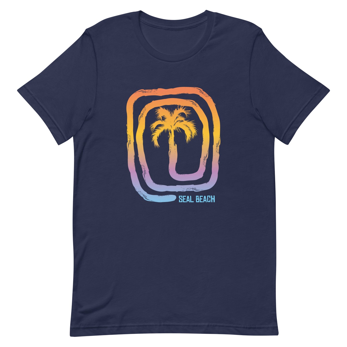 Cool Seal Beach California Palm Tree Souvenir Vacation Unisex T-Shirt