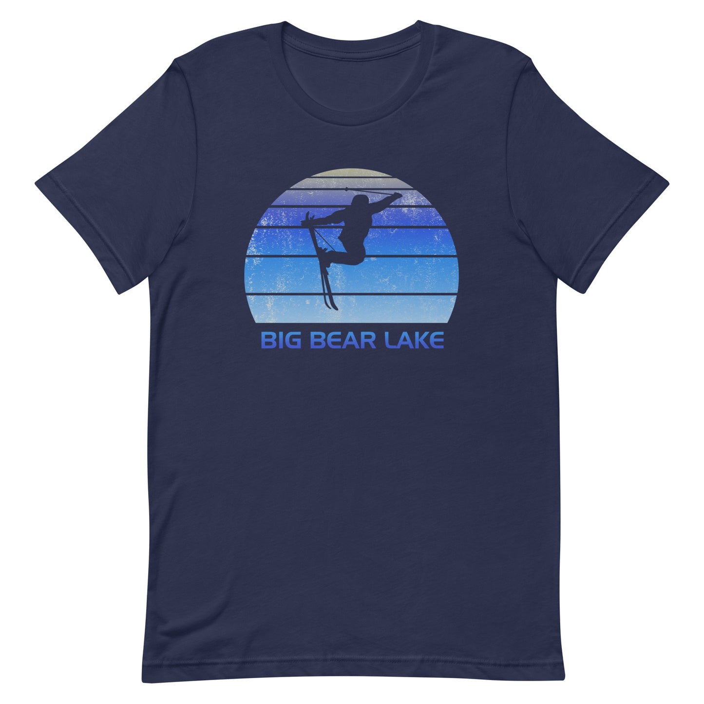 Retro Big Bear Lake California Ski Fan Skier Gift Skiing Vintage Cool Unisex T-Shirt