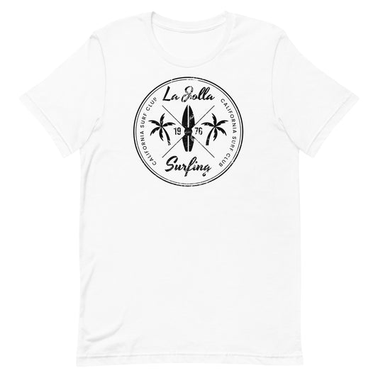 Retro La Jolla California Beach Surfing Fan Vacation Souvenir Unisex T-Shirt