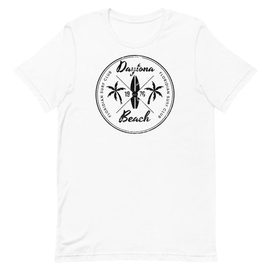 Retro Daytona Beach Florida Surfing Fan Vacation Souvenir Unisex T-Shirt