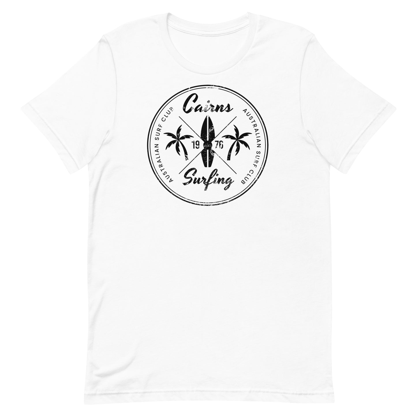 Retro Cairns Australia Beach Surfing Fan Vacation Souvenir Unisex T-Shirt