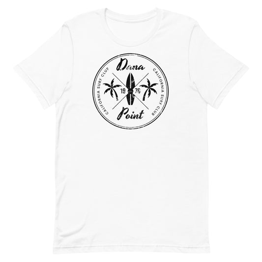 Retro Dana Point California Beach Surfing Fan Vacation Souvenir Unisex T-Shirt
